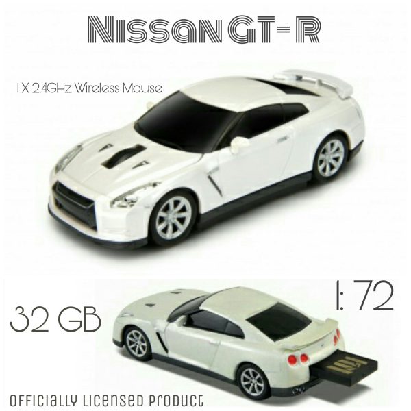 AutoDrive Nissan GTR R35 Wirless Mouse + 16GB USB Combo For Sale