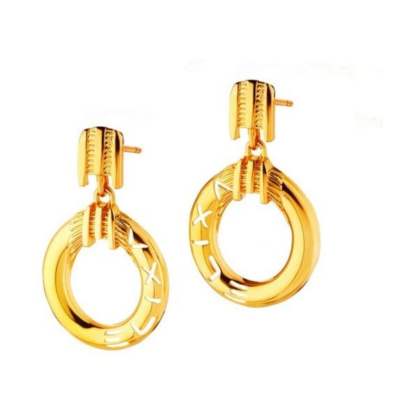 Ladies Earrings Elixa EL127-1867 (42 x 25 mm) Online now