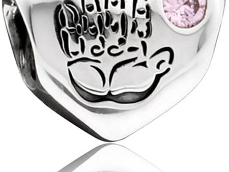 Pandora Baby girl charm #791280PCZ Hot on Sale