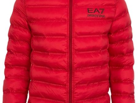 Emporio Armani Ea7 Red Lightweight Jacket Fashion