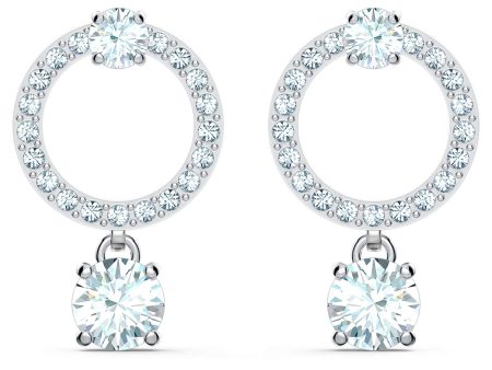 SWAROVSKI Attract Circular Earrings - White #5563278 Online