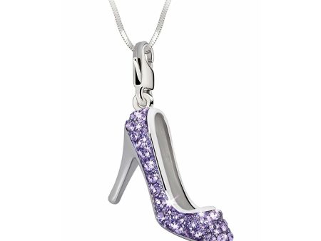 Woman s charm link Glamour GS3-19 | Purple (4 cm) Fashion