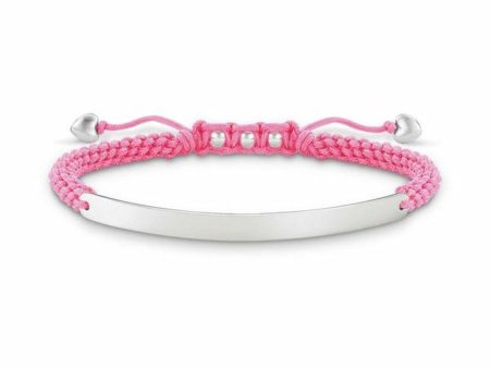 Ladies  Bracelet Thomas Sabo LBA0049-173-9 16 - 19 cm Silver Pink 21 cm Cheap