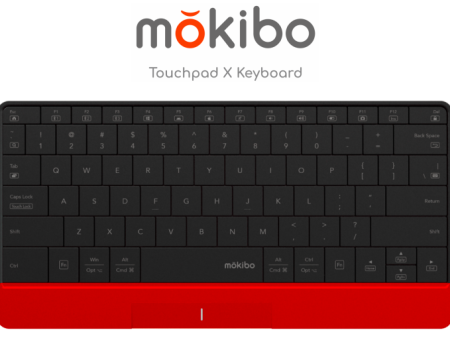 Mokibo 2-in-1 Touchpad-embedded Wireless Keyboard [French Keyboard Layout] For Discount