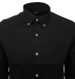 Hugo Boss Men Black Cotton Casual Shirt Supply