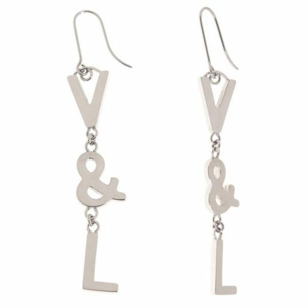 Ladies Earrings V&L VJ0257PE (3 cm) For Sale