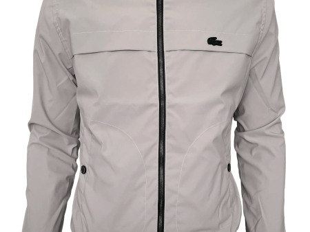 Lacoste Lightweight Jacket In Grey Hot on Sale