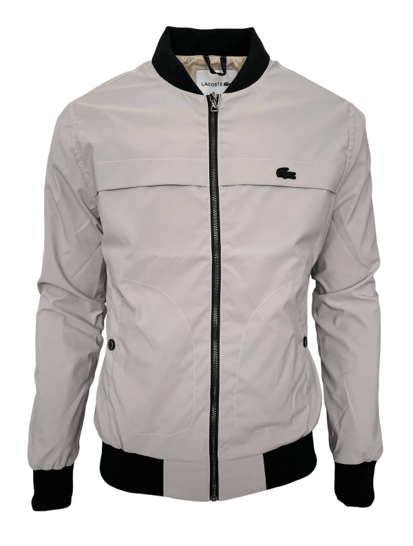 Lacoste Lightweight Jacket In Grey Hot on Sale