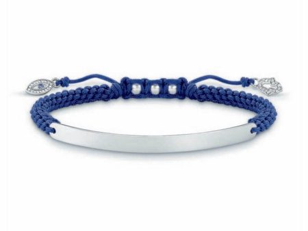 Ladies  Bracelet Thomas Sabo LBA0066-897-1 16 - 19 cm Silver Blue 21 cm For Cheap