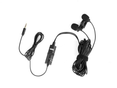 BOYA Dual Omni-directional Lavalier Mic (BY-M1DM) Sale