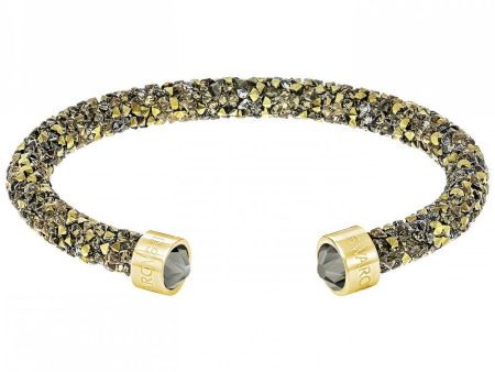 SWAROVSKI Crystaldust Cuff - Gold - Small  #5372883 Hot on Sale