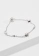 SWAROVSKI Women Stainless Steel Charm Bracelet #5354760 Hot on Sale