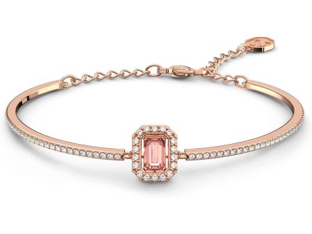 SWAROVSKI 5620555 Una bangle Octagon cut, PavÃƒÆ’Ã‚Â©, Pink, Rose gold-tone plated Fashion