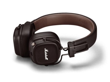 Marshall Major IV Bluetooth Headphones (Brown) on Sale