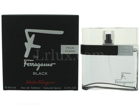 F Black by Salvatore Ferragamo, 3.4 oz EDT Spray for Men Fashion