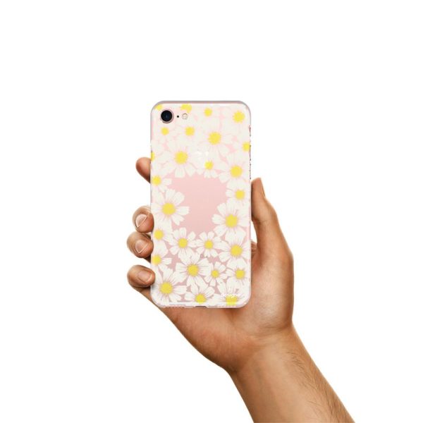 [iPhone Customize] - White Flowers on Sale