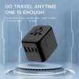 Universal Travel Adapter with 4 USB Ports (2 x Type-A + 2 x Type-C) for US EU UK AUS Supply