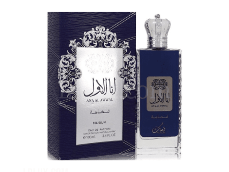 Ana Al Awwal by Nusuk Blue 3.4 Oz 100 EDP Spray for MEN Fashion