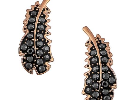 SWAROVSKI Naughty Pierced Earrings - Black #5509722 For Cheap