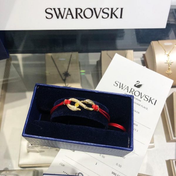 SWAROVSKI - Power Collection Hook Beige Medium Bracelet - Red #5508530 Online