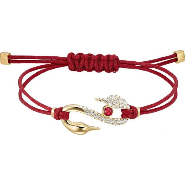 SWAROVSKI - Power Collection Hook Beige Medium Bracelet - Red #5508530 Online