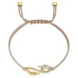 SWAROVSKI - Power Collection Hook Beige Medium Bracelet - Gray Brown #5508527 Fashion